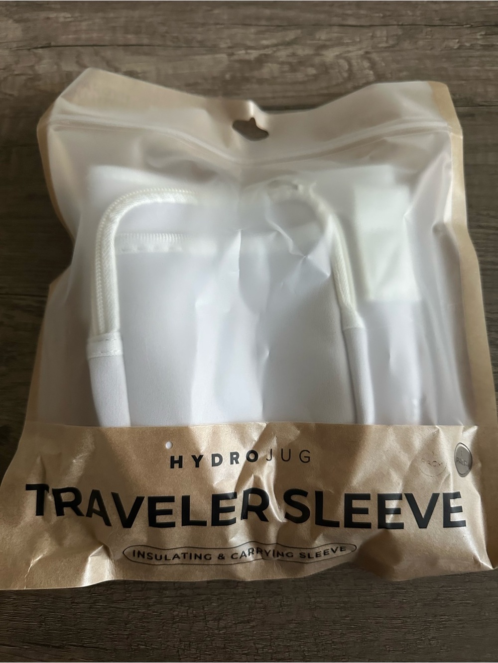 HydroJug Cream Traveler Sleeve